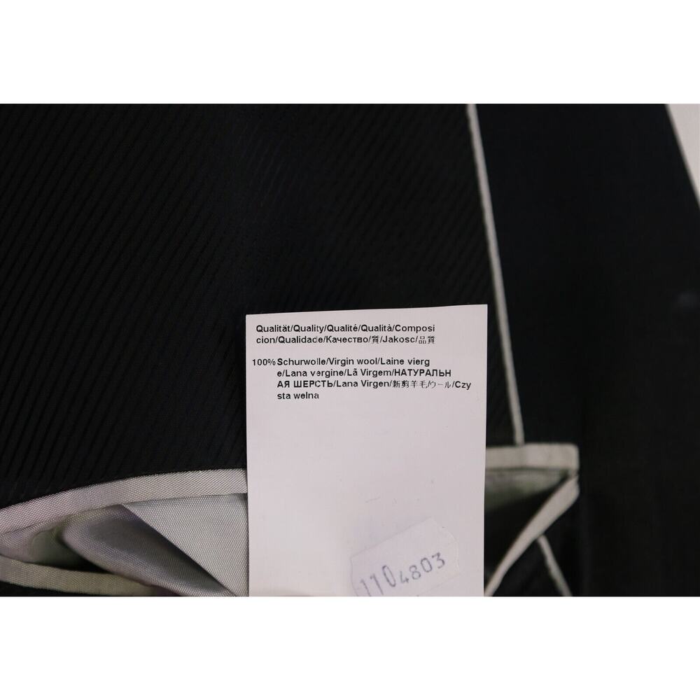 Hugo Boss The Stars/Glamour Black 2-Btn Notch Lapel Wool Tuxedo Formal Suit 46L - Picture 9 of 10